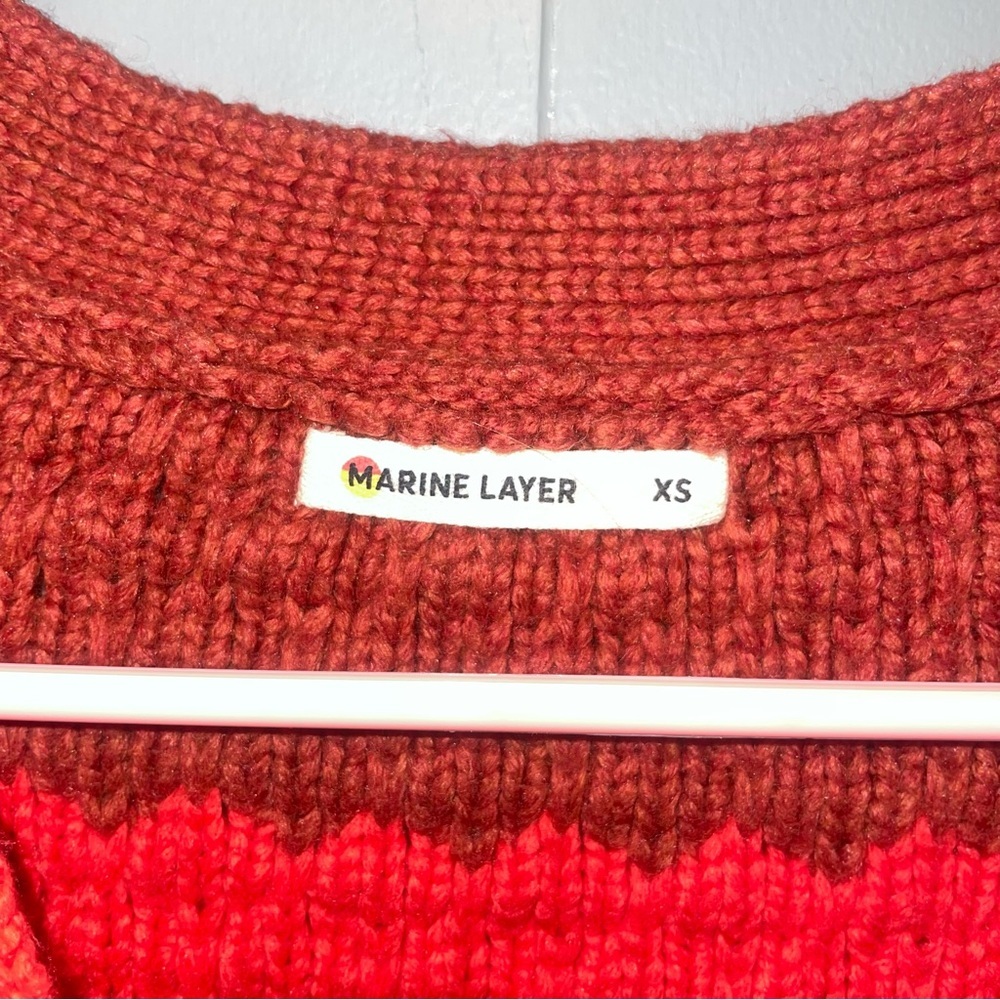 Marine Layer Brielle Multi Colorblock Oversized S… - image 3